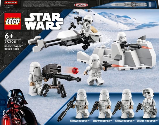 [OUTLET] LEGO Star Wars, klocki, Zestaw bitewny ze szturmowcem śnieżnym, 75320 LEGO