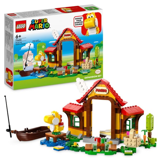 [OUTLET] LEGO Super Mario, klocki, Piknik w domu Mario — zestaw rozszerzający, 71422 LEGO