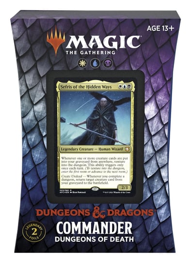 [OUTLET] Magic The Gathering, karty Adventures in the Forgotten Realms - Commander Decks - Dungeons of Death Magic: the Gathering