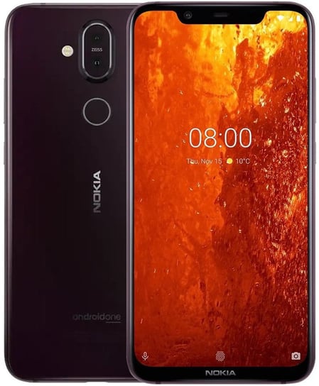 [OUTLET] Nokia 8.1 TA-1119 4GB 64GB DualSIM LTE Iron Purple Powystawowy Android Nokia