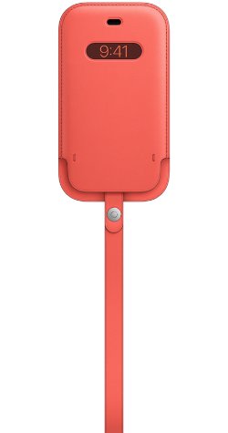 [OUTLET] Oryginalny Futerał Skórzany Apple iPhone 12 Mini Pink Citrus Apple