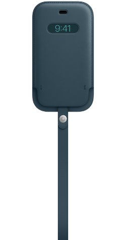 [OUTLET] Oryginalny Futerał Skórzany Apple iPhone 12 Pro Baltic Blue Apple