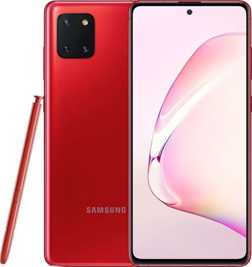 [OUTLET] Samsung Galaxy Note 10 Lite SM-N770F 6GB 128GB 1080x2400 Red Powystawowy Android Samsung