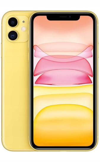 [OUTLET] Smartfon Apple iPhone 11 128 GB Żółty - 100% Kondycja baterii Apple