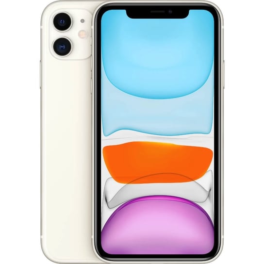 [OUTLET] Smartfon Apple iPhone 11 64 GB Biały - 100% Kondycja baterii Apple