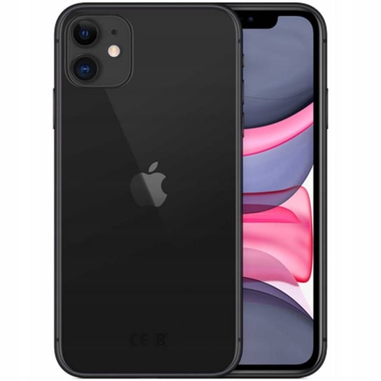 [OUTLET] Smartfon Apple iPhone 11 64 GB Czarny - 100% Kondycja baterii Apple