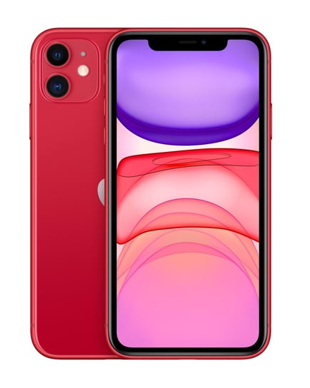 [OUTLET] Smartfon Apple iPhone 11 64 GB Czerwony - 100% Kondycja baterii Apple
