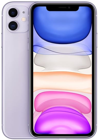 [OUTLET] Smartfon Apple iPhone 11 64 GB Fioletowy - 100% Kondycja baterii Apple