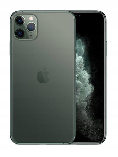 [OUTLET] Smartfon Apple iPhone 11 Pro Max 256 GB Zielony - 100% Kondycja baterii Apple