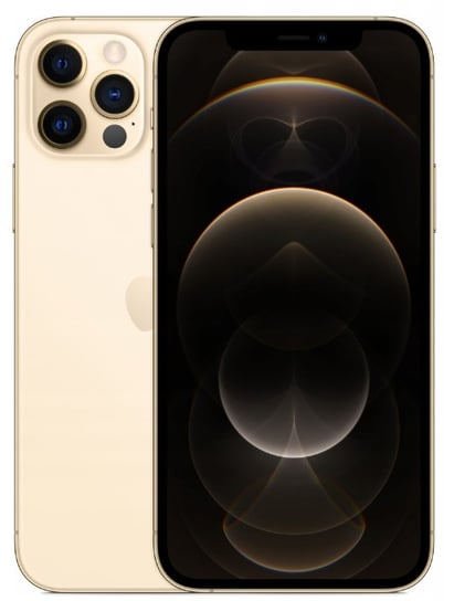 [OUTLET] Smartfon Apple iPhone 12 Pro 256 GB Złoty - 100% Kondycja baterii Apple