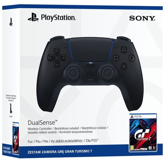 [OUTLET] Zestaw kontroler DualSense 5 Black + Gran Turismo 7 Sony Interactive Entertainment