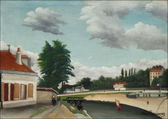 Outskirts of Paris, Henri Rousseau - plakat 29,7x21 cm Galeria Plakatu