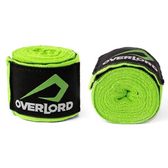 Overlord Bandaż Bokserski 350cm Zielony Neon Overlord