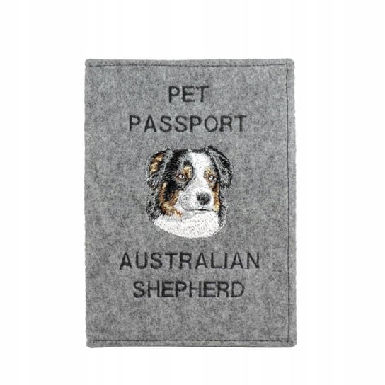 Owczarek australijski Haft pokrowiec na paszport Inna marka
