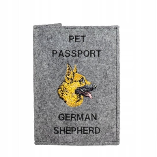 Owczarek niemiecki Haftowany pokrowiec na paszport Inna marka