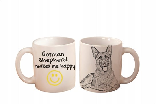 Owczarek niemiecki Kubek ceramiczny z nadrukiem Art-Dog