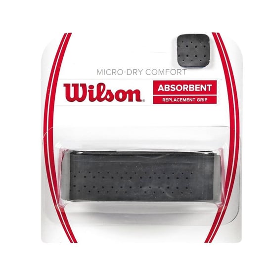 Owijka bazowa do tenisa Wilson Micro-Dry Comfort Grip Czarna 1 szt Wilson