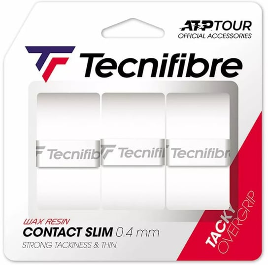 Owijka Wierzchnia Tecnifibre Contact Slim 3P - White Tecnifibre