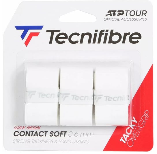 Owijka Wierzchnia Tecnifibre Contact Soft 3P - White Tecnifibre