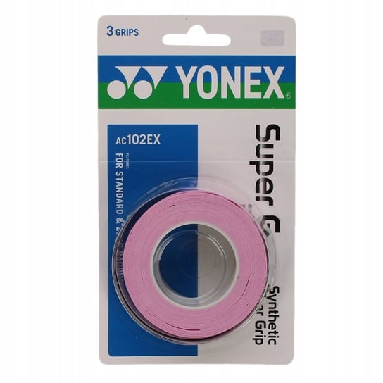 Owijka Wierzchnia Tenisowa Yonex Super Grap 3P Różowa Yonex
