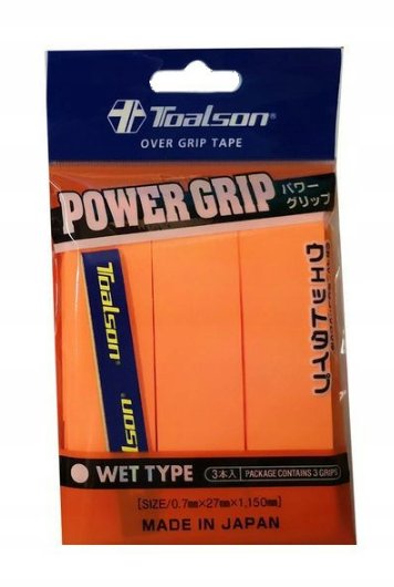 Owijka Wierzchnia Toalson Power Grip 3P - Pomarańczowa Toalson