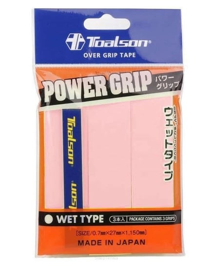 Owijka Wierzchnia Toalson Power Grip 3P - Różowa Toalson