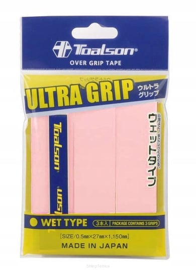 Owijka Wierzchnia Toalson Ultra Grip 3P - Różowa Toalson