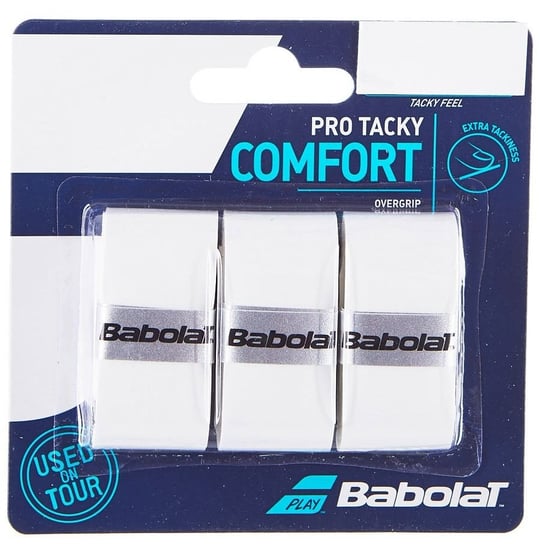 Owijki Tenisowe Babolat Pro Tacky Comfort Białe Babolat