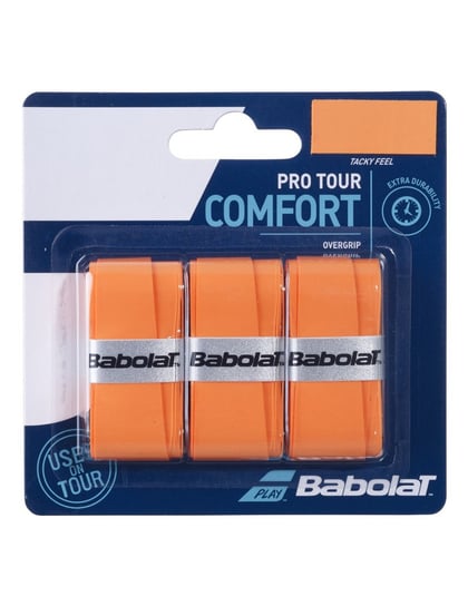 Owijki Tenisowe Wierzchnie Babolat Pro Tour Comfort X3 Pomarańczowe Babolat