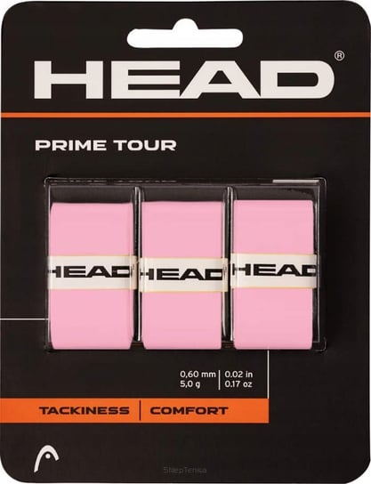 Owijki tenisowe wierzchnie Head Prime Tour x3 róż Head