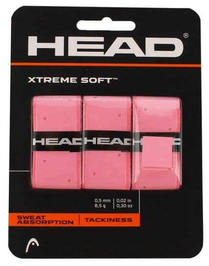 Owijki Tenisowe Wierzchnie Head Xtreme Soft Różowe Head