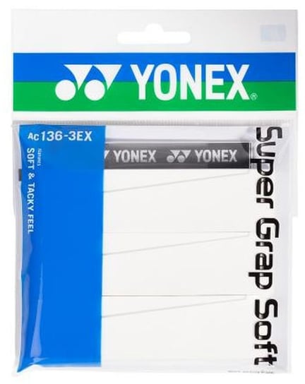 Owijki wierzchnie Yonex Super Grap Soft 3P biała Yonex