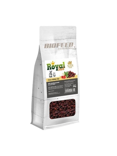 Owoc Dzikiej Róży Dla Gryzoni 200G Biofeed Royal Snack Superfood Biofeed