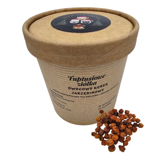 Owocowy kubek jarzębinowy dla królika 100g Inny producent