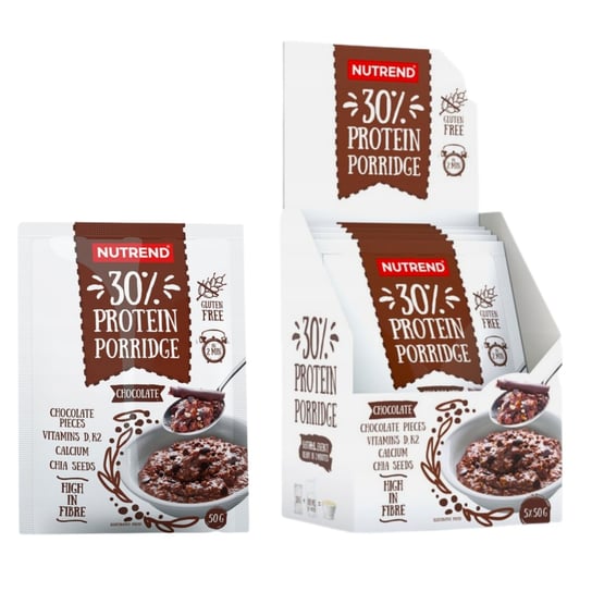 Owsianka białkowa Protein Porridge 5x50g czekolada Nutrend