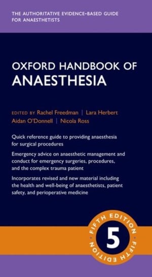 Oxford Handbook of Anaesthesia Opracowanie zbiorowe