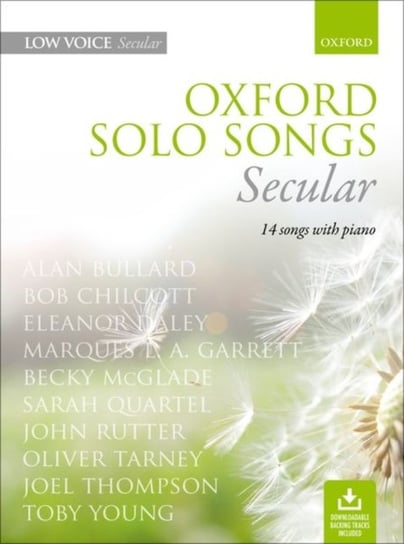 Oxford Solo Songs. Secular. 14 songs with piano Opracowanie zbiorowe
