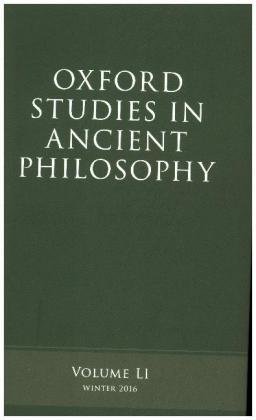 Oxford Studies in Ancient Philosophy, Volume 51 Paperbackshop Uk Import