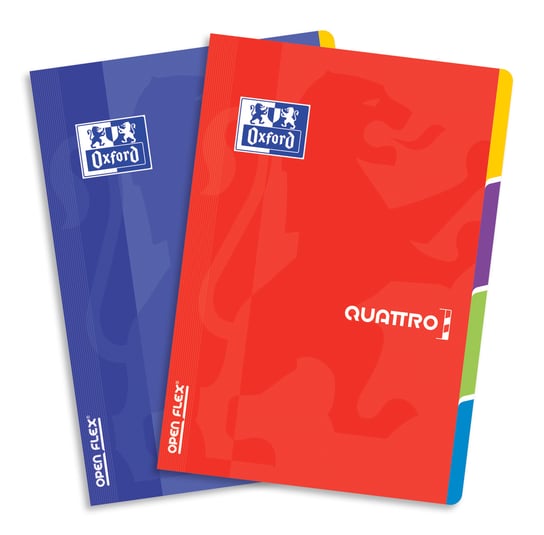 Oxford, Zeszyt w kratkę, A4, OpenFlex Quattro, mix kolorów Oxford