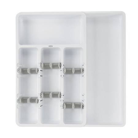 OXO-Organizer regulowany na sztućce białyGoodGrips one size OXO