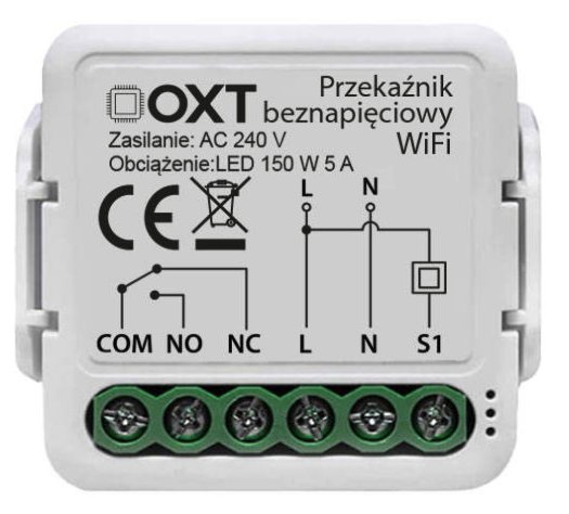 Oxt Mini Moduł Przekaźnik Beznapięciowy Wifi Tuya Inna marka