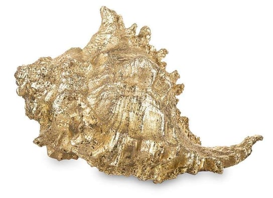 Ozdoba Muszla złota tworzywo sztuczne 12x17x18 cm Pigmejka
