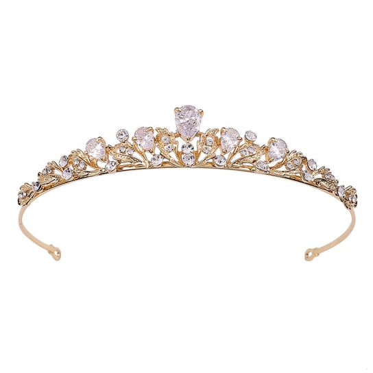 Ozdoba ŚLUBNA korona damska kryształ TIARA DIADEM ślub elegancka Miss Glow