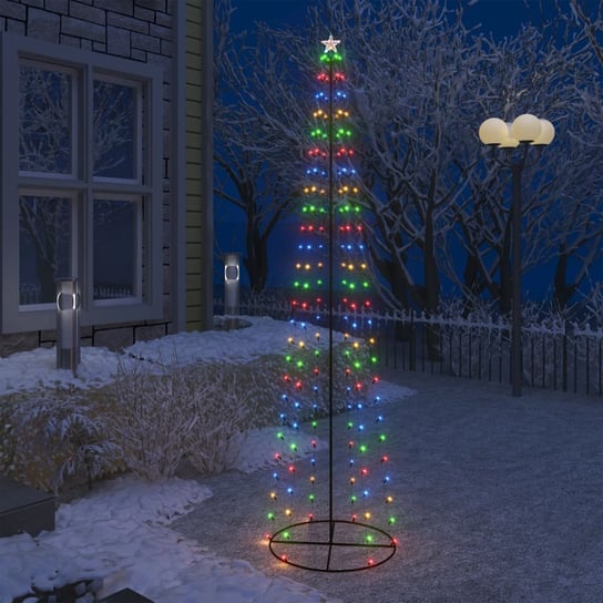 Ozdoba świąteczna w kształcie choinki, 136 LED, 70x240 cm vidaXL