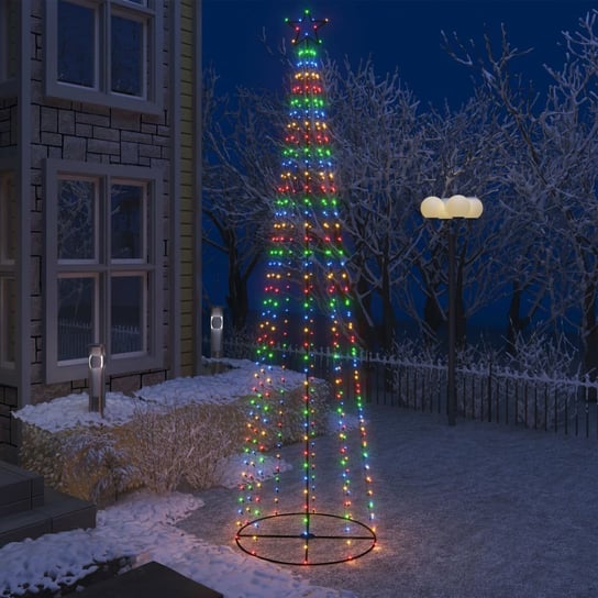 Ozdoba świąteczna w kształcie choinki, 400 LED, 100x360 cm vidaXL