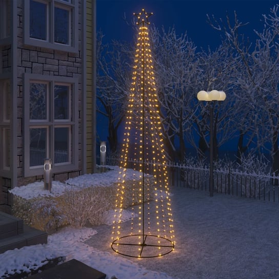 Ozdoba świąteczna w kształcie choinki, 400 LED, ciepły biały vidaXL