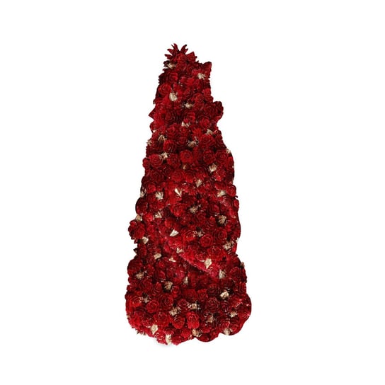 Ozdoba świąteczna w kształcie choinki Rossondoro - Czerwony, 40 cm Rituali Domestici