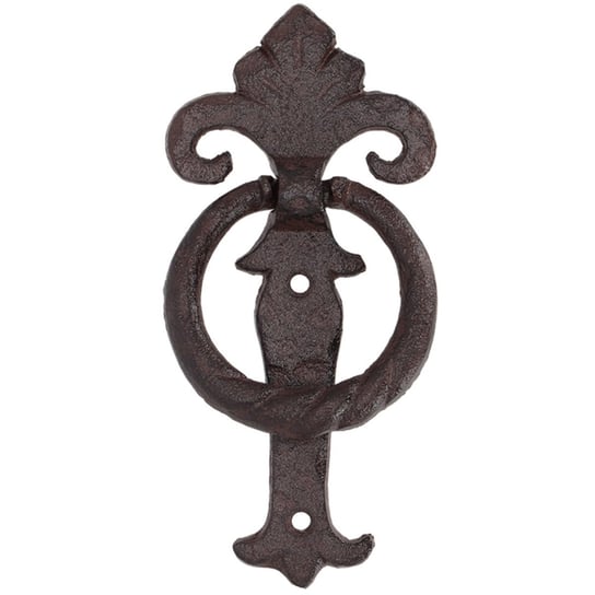 Ozdobna kołatka z żeliwa dzwonek TRADYCYJNY żeliwny do drzwi Esschert 16 cm Esschert Design