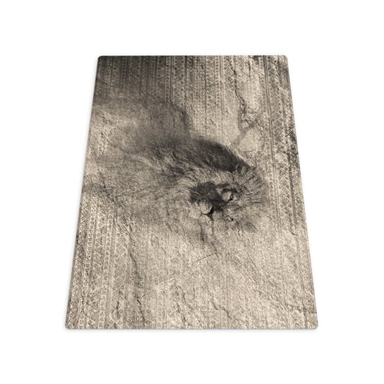 Ozdobna mata na biurko Lew Afryka Wzorki 120x90 cm Coloray