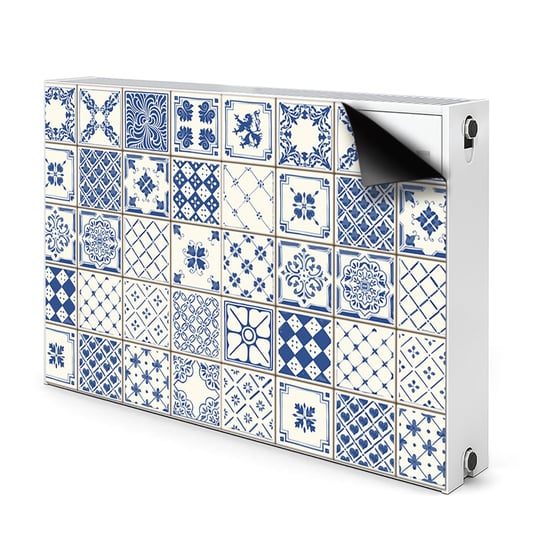 Ozdobna osłona na grzejnik Płytki Azulejos 90x60, Bluedecor Bluedecor